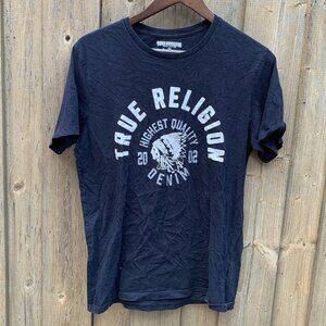 True Religion BIG LOGO T Shirt Small